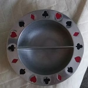 Wilton Armetale Divided Card Bowl